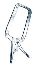 18&quot; Adjustable Locking C-Clamp Vise Grip Pliers for Metalworking &amp; Welding - £20.53 GBP