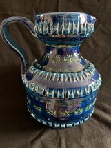 Unique rare blue Londo RIMINI large Bitossi jar/vase, marked bottom - £158.51 GBP