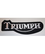 Triumph Motorcycle Biker British Embroidered Patch~4 1/8&quot; x 1 3/8&quot;~Iron ... - $6.80 CAD