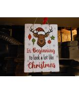 &quot;Winter Wonderland - Merry Christmas&quot; Wall Window Hang Decor 14X9&quot; NWT - $237.95 MXN