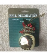 Vintage Christmas Bell Decoration Criterion &amp; Bell Specialty Co 68В Made... - £9.32 GBP
