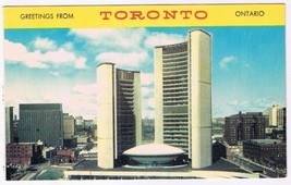 Postcard Toronto City Hall &amp; Nathan Phillips Square Ontario - $2.05