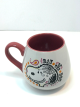 Peanuts 2020 Snoopy Mug, Day of the Dog Gibson Overseas Inc White Pink H... - £15.56 GBP