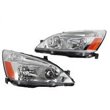 2pcs Front Left Right Headlights for Honda Accord 2003-2007 - £109.17 GBP