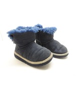 UGG Girl&#39;s Selene 1006636T Sheepskin Boot Blue  Size 8C - £17.02 GBP