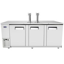 90&quot; Direct Draw Stainless Door 4 Keg Draft Beer Kegerator Cooler Free Li... - $4,575.61 CAD