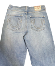 True Religion High Rise Mom Jeans 30x27 Med Wash 205553 Straight Leg - £35.69 GBP