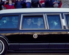 President George H. W. Bush in limousine at 1989 Inaguration Photo Print - $8.81+