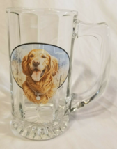 Jim Killen That&#39;s My Dog, Too! Golden Retriever Portrait Glass Mug - £8.50 GBP