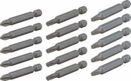 CRAFTSMAN - CMAF122MIX15 - 15-Piece 2-in Steel Hex Shank Screwdriver Bit... - £11.97 GBP