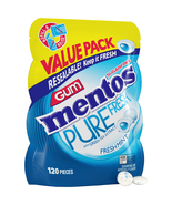 Mentos Pure Fresh Sugar-Free Chewing Gum with Xylitol, Fresh Mint, 120 P... - £9.54 GBP