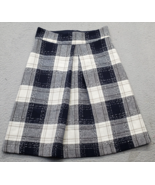 H&amp;M A-Line Skirt Womens Size 6 Multi Plaid Acrylic Lined Pleated Front B... - €18,30 EUR