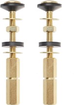 Jwodo Brass Toilet Tank Bolts, 2 Packs Toilet Tank To Bowl Screws With Flat - $35.94