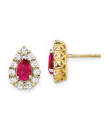 925 silver studs, Ruby Earrings, July Birthstone, Ruby Jewelry, Gemstone... - £102.55 GBP
