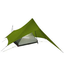 Ultralight 1-Person Hiking Tent with Silnylon Fly and Front Vestibule - £107.86 GBP