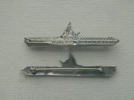 WWII Midway Aircraft Carrier Sweetheart Pin Sterling Silver      - $30.00