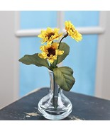Sunflower Pick - 3 Heads - Yellow - 6 Inches - £12.21 GBP
