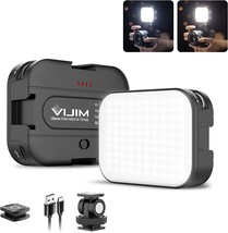 The Vijim Vl100C Bi-Color Led Video Light On Camera, Miniature, Led Fill Lamp... - £31.86 GBP