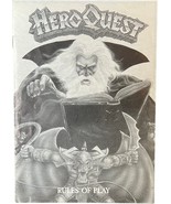 Hero Quest Board Game Original Instruction Booklet Manual, Rules of Play - £15.61 GBP