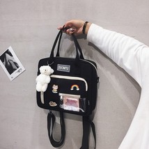 Korean Waterproof Nylon Small Backpack Women Fashion  Mini Travel Backpa Schoolb - £32.75 GBP