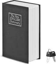 Book Safe with Combination Lock Dictionary Shaped Money Box Hidden Secre... - $36.26