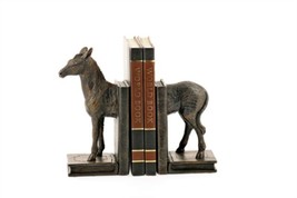 Zebra Bookends Shelf Desk Table Decor Tribal Africa Safari Wildlife Book... - £30.76 GBP