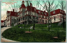 Church School For Girls Windsor Nova Scotia Canada 1906 UDB Postcard F11 - £7.87 GBP
