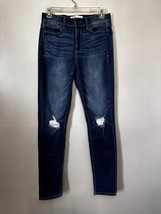 Mudd FLXStretch High Rise Skinny Dark Wash Jeans 7 - £11.93 GBP