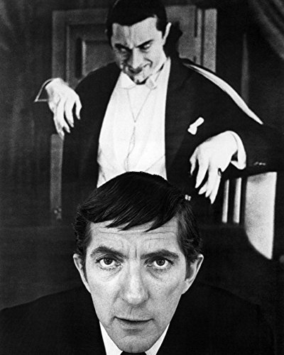 Jonathan Frid Dark Shadows Posing By Dracula Vampire 16X20 Canvastv Poster - £55.35 GBP