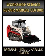 Takeuchi TL130 Crawler Loader Service Repair Manual on CD - $382.82 MXN
