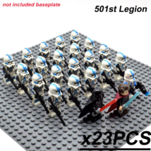 23pcs 501st Legion Clone Trooper Ans Anakin Skywalker Darth Vader Figure... - $35.95