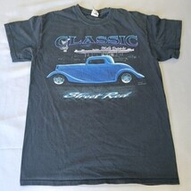 Gildan Ultra Cotton CLASSIC STREET ROD Men's Blue Graphic T-Shirt Short Sleeve M image 11