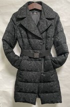 VDP WOMENS MID - LENGHT QUILTED DOWN COAT BLACK MADE IN ITALY PRE OWNED - $395.00