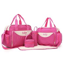 Diaper Bag One Shoulder Baby Bag Women Rose Set - £49.25 GBP