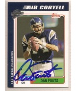 Dan Fouts signed autographed Football card Chargers HOF - $367.13 MXN