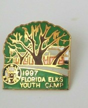 1997 Florida Elks Youth Camp Chapter Collectible Pin / Pinback / Lapel Pin - £6.49 GBP