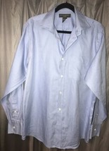 Vtg Banana Republic Men&#39;s L Relaxed Cotton Shirt Collared Button Down L/... - £15.36 GBP