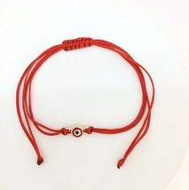 Red cord Evil Eye Bracelet Protection Good Luck Bracelet pulsera Mal de Ojos - £7.81 GBP