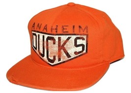 Anaheim Ducks Reebok Vintage Retro Snapback NHL Hockey Mighty Ducks Cap Hat - £14.89 GBP