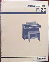 Yamaha Electone F-25 Organ Original Service Manual, Schematics, Parts Li... - $29.69