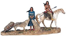 StealStreet SS-G-11393 Native American Couple Collectible Indian Figurine Sculpt - £27.69 GBP