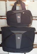 American Tourister Blue 39&quot; Garment Bag and Small Carry On Travel Luggage Set - £30.13 GBP