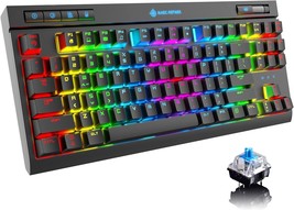 Ziyou Lang Mechanical Gaming Keyboard,87 Keys Chroma Rgb Led Backlit,Black - £38.39 GBP