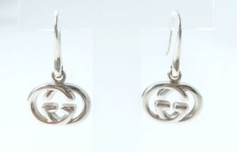 Gucci Ag925 Interlocking G Earrings Women Silver One Size - $478.80