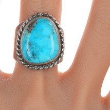 sz11.5 Vintage Navajo sterling and turquoise ring - £112.44 GBP
