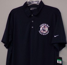 Cleveland Indians Nike Golf Swinging Chief Wahoo Mens Polo XS-6X, LT-4XLT NEW - £40.34 GBP+