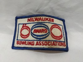 Vintage Milwaukee Award Bowling Associations Embroidered Iron On Patch 3... - €8,46 EUR