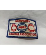 Vintage Milwaukee Award Bowling Associations Embroidered Iron On Patch 3... - $9.89