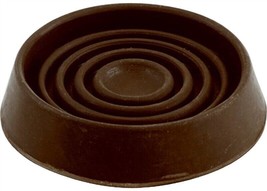 NEW SHEPHERD 9067 PK (2) 3&quot; FURNITURE RUBBER BROWN CASTER CUPS 2033066 - $10.99