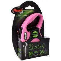 Flexi New Classic Retractable Cord Leash - Pink 10 ft Cord - £15.78 GBP